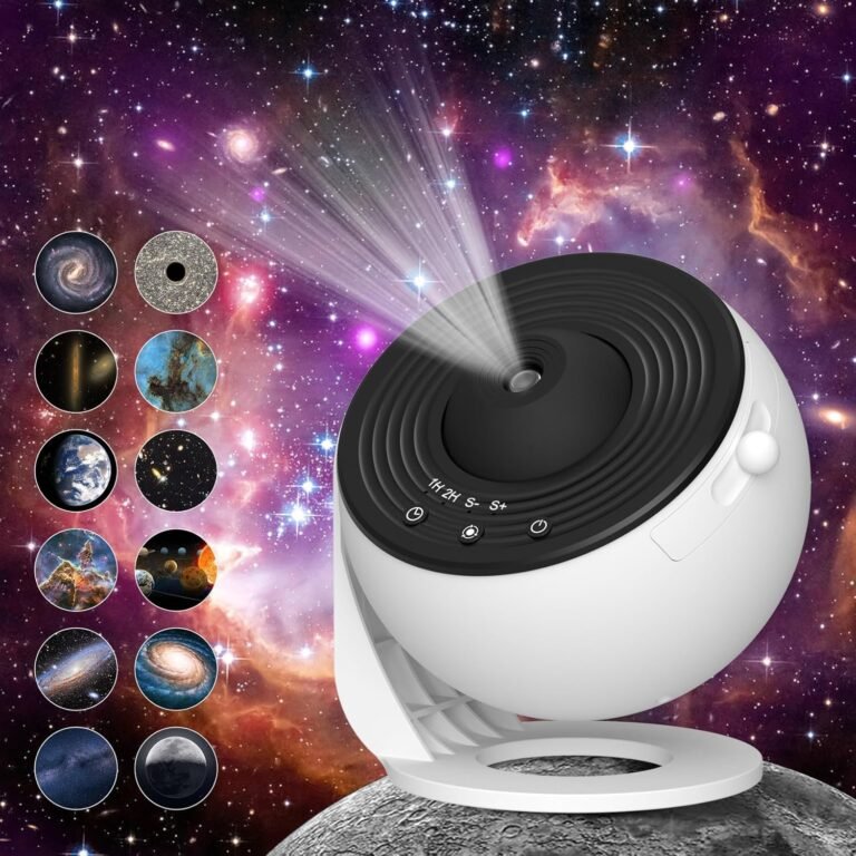 galaxy projector for the bedroom that connects to phone and devices to watch movies at home. best fit idea for your dreamer boyfriend on Christmas