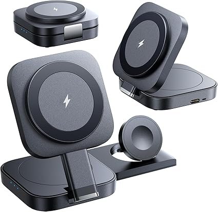 3 in 1 Charging Station for Apple Devices Wireless Charger for Multiple Devices. best gift for him